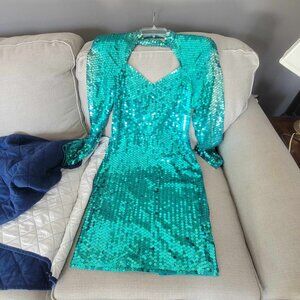 Green Sequin Dress